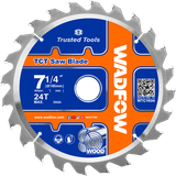 Lưỡi cưa gỗ 185mm 24 răng , lưỡi cưa đĩa tròn Wadfow WTC1K04