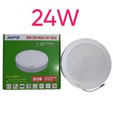  Đèn LED ốp trần 18w ,24w MPE SRPL2-18T,	 SRPL2-24T - tích hộp driver trong Đèn LED , thân nhựa ánh sáng trắng 