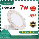  Đèn LED âm trần mỏng đổi màu D90/7w -D110/ 9w - D135/12w PT05 rạng đông 