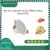  Đèn LED âm trần 3w / Ø60mm Rạng Đông - Downlight. model: AT10L ĐM 60/3W 