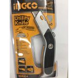 Dao rọc giấy cao cấp INGCO HUK614 + tặng 5 lưỡi cắt theo dao