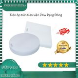  Đèn LED ốp trần tràn viền 24w Rạng Đông - ánh sáng trắng 