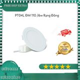  Đèn LED âm trần mỏng đổi màu 9w / Ø110 Rạng Đông PT04L 