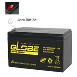 Bình acquy Khô Globe WP12-12 12V12AH, ( dùng cho loa kéo, bình phun thuốc, ups, xe đạp điện....)