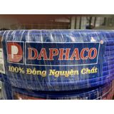  Dây điện Daphaco đôi dẹp 2 lớp vỏ 2x1.5 ( bán theo mét) - màu ngẫu nhiên 