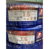 Dây điện Daphaco đôi dẹp 2 lớp vỏ 2x1.5 (Cuộn 100 mét) - màu ngẫu nhiên