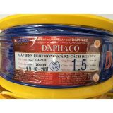 Dây cáp điện CV 1.5 DAFACO ( bán theo mét) - dây đơn