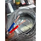 Dây điện Daphaco Xám 2 lớp vỏ 2x1.5 ( bán theo mét)
