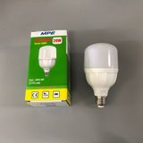 Bóng led trụ , Bóng đèn LED BULB trụ 20W MPE LBD2-20T - thân nhựa , ánh sáng trắng