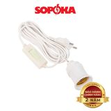 Bộ đuôi đèn có công tắc 2.5m , 5m SOPOKA