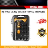  Bộ 18 tua vít tay cầm chữ T INGCO HKSDB0188 nhiều đầu vít 