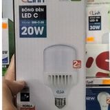 Bóng led trụ , Bóng đèn LED BULB trụ 20w Elink - thân nhôm , thân nhựa, ánh sáng trắng