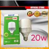  Bóng led trụ , Bóng đèn LED BULB trụ 20W MPE LBD2-20T - thân nhựa , ánh sáng trắng 