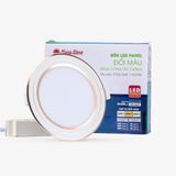  Đèn LED âm trần mỏng đổi màu D90/7w -D110/ 9w - D135/12w PT05 rạng đông 