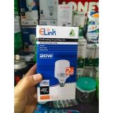 Bóng led trụ , Bóng đèn LED BULB trụ 20w Elink - thân nhôm , thân nhựa, ánh sáng trắng