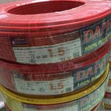 Dây điện Daphaco đôi dẹp 2 lớp vỏ 2x1.5 ( bán theo mét) - màu ngẫu nhiên