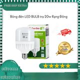  Bóng đèn LED BULB trụ 20W Rạng Đông - thân nhựa ánh sáng trắng 