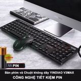  Bàn Phím và Chuột Không Dây YINDIAO V3MAX 