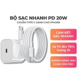  Bộ Củ Cáp Sạc Nhanh PD 20W  Không Nóng Máy Sạc Nhanh An Toàn Dành Cho Tín Đồ Apple 