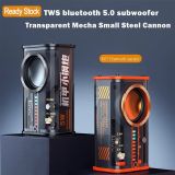  Loa Mini Trong Suốt BYZ K07 Bluetooth Có Đèn Led Theo Nhạc Bass Siêu Trầm 