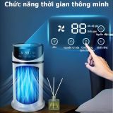  Quạt Phun Sương Mini Để Bàn Điều Hòa Tạo Ẩm Cho Không Khí Với 6 CHẾ ĐỘ LÀM MÁT, Màn Hình Led,Dung Tích Lớn 