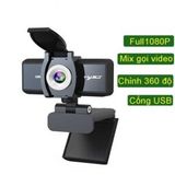  Webcam HXSJ S4 HD 1080P Camera 360 độ Kèm Mic 
