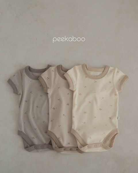  |Peekaboo| Bodysuit cúc đũng (không quần) Mushroom H23-053 