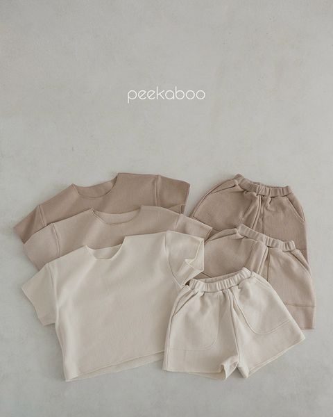  |Peekaboo| Bộ quần áo Milk H23-37 