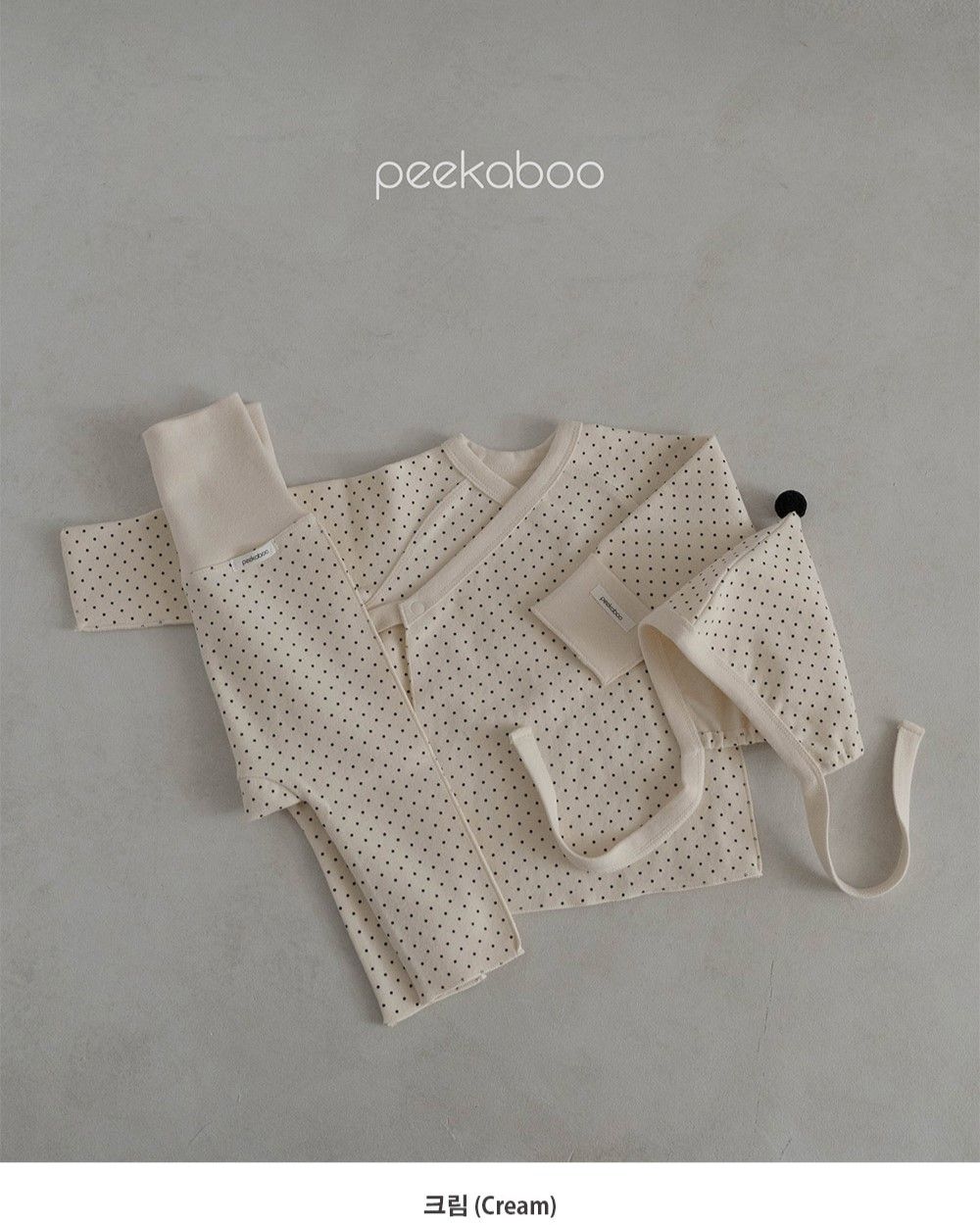  [Peekaboo] Bộ rời Ddeang Ddeang kèm mũ D23-005 