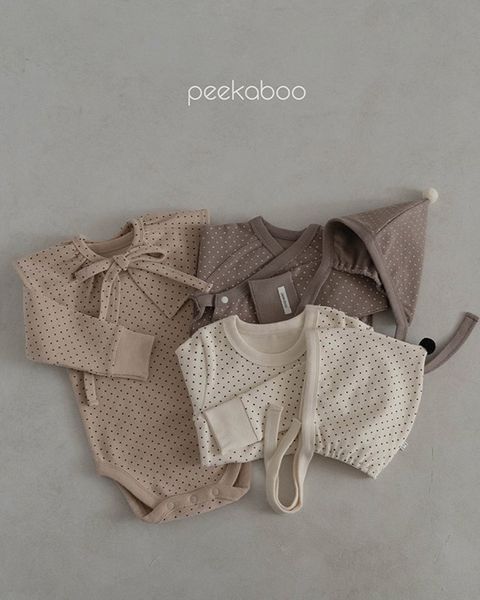  [Peekaboo Bộ rời Ddeang Ddeang kèm mũ D23-005 