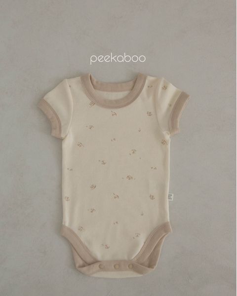  |Peekaboo| Bodysuit cúc đũng (không quần) Mushroom H23-053 