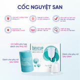  Combo 1 Bộ Cốc Nguyệt San BeUcup Silicol Siêu mềm và 1 Dung Dịch Beucare 