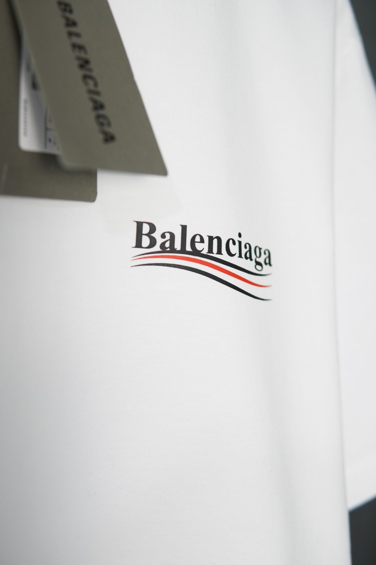 ÁO THUN LOGO BALENCIAGA WAVE