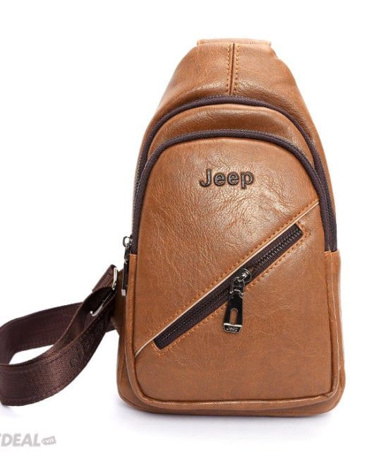 Túi da đeo chéo nam Jeep
