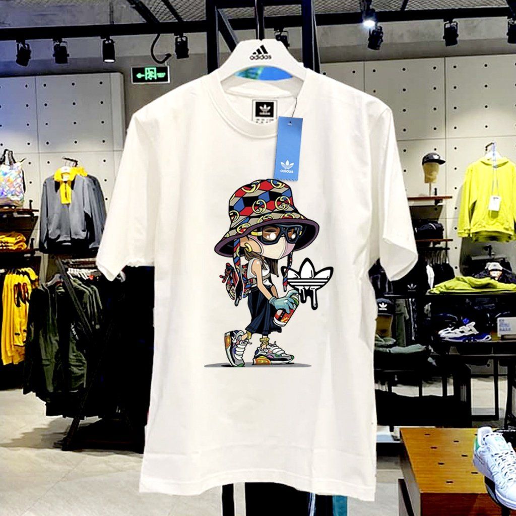 ÁO THUN ADIDAS CÔ GÁI ĐEO KÍNH