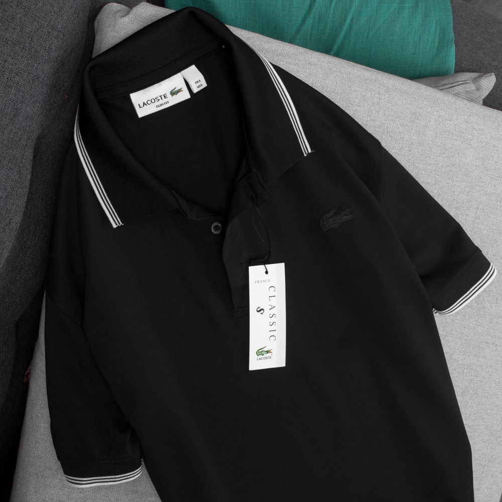 ÁO POLO LASCOTE LOGO CÁ SẤU THÊU