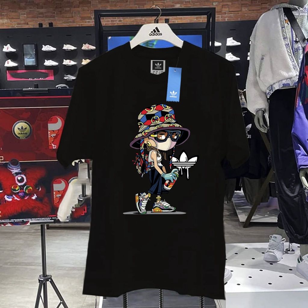 ÁO THUN ADIDAS CÔ GÁI ĐEO KÍNH
