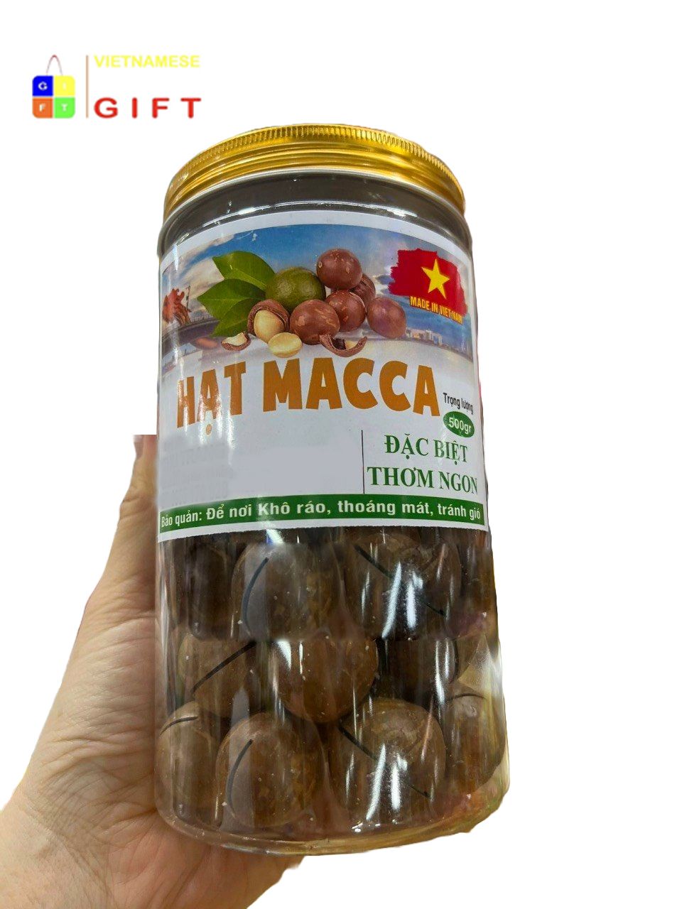 Hạt Macca Hộp 500g