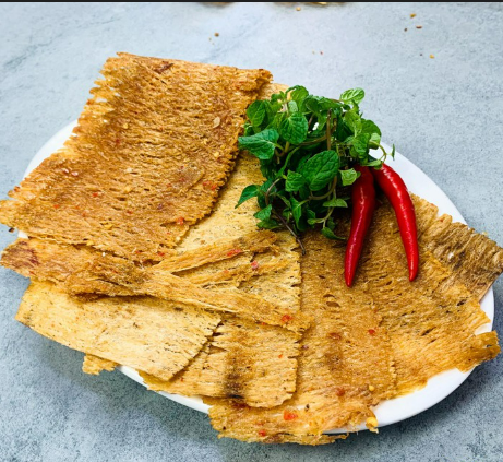 Mực cán tẩm gia vị