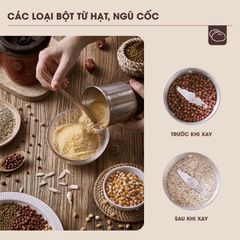 Máy xay hạt, xay ngũ cóc Food Grinder 6 lưỡi tiện lợi