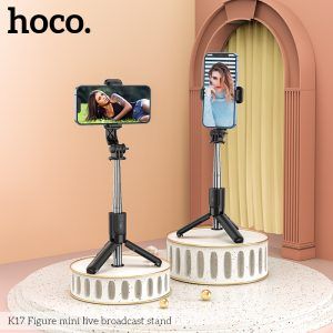 Giá đỡ điện thoại tích hợp tripod Hoco K17