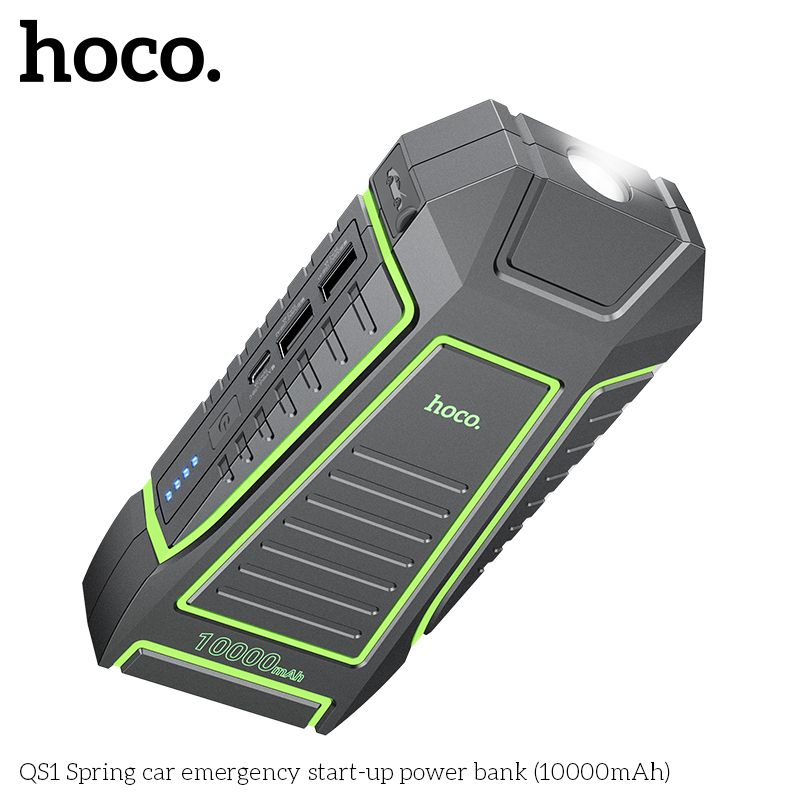 Bộ kích bình kiêm sạc dự phòng chính hãng Hoco QS1 (10000MAH)