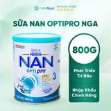 Sữa Nestle Nan Optipro Nga Số 3 Cho Bé Trên 12 Tháng 800g