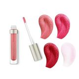 Son Kiko Tuscan Sunshine Holo Lipgloss Nhũ Ngọc Trai Màu Đỏ Hồng 03