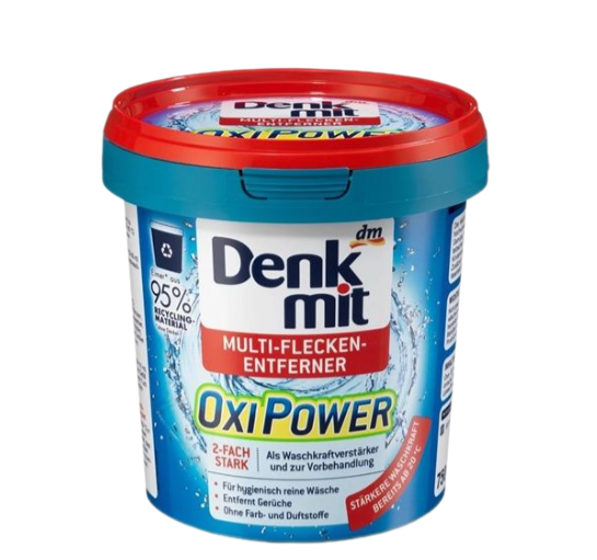 Bột Tẩy Đa Năng Quần Áo Màu Denkmit Oxi Power Multi Flecken Entferner 750g