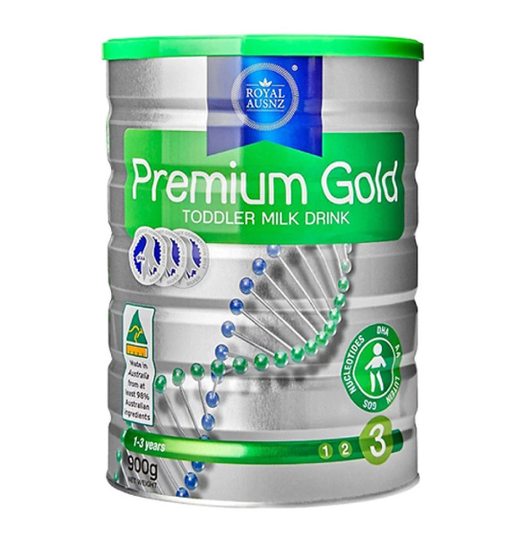 Sữa Hoàng Gia Úc Royal Ausnz Premium Gold  Số 3 900G