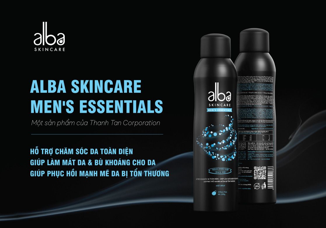 Xịt Khoáng Dành Cho Nam ALBA SKINCARE MEN'S ESSENTIALS 200ml