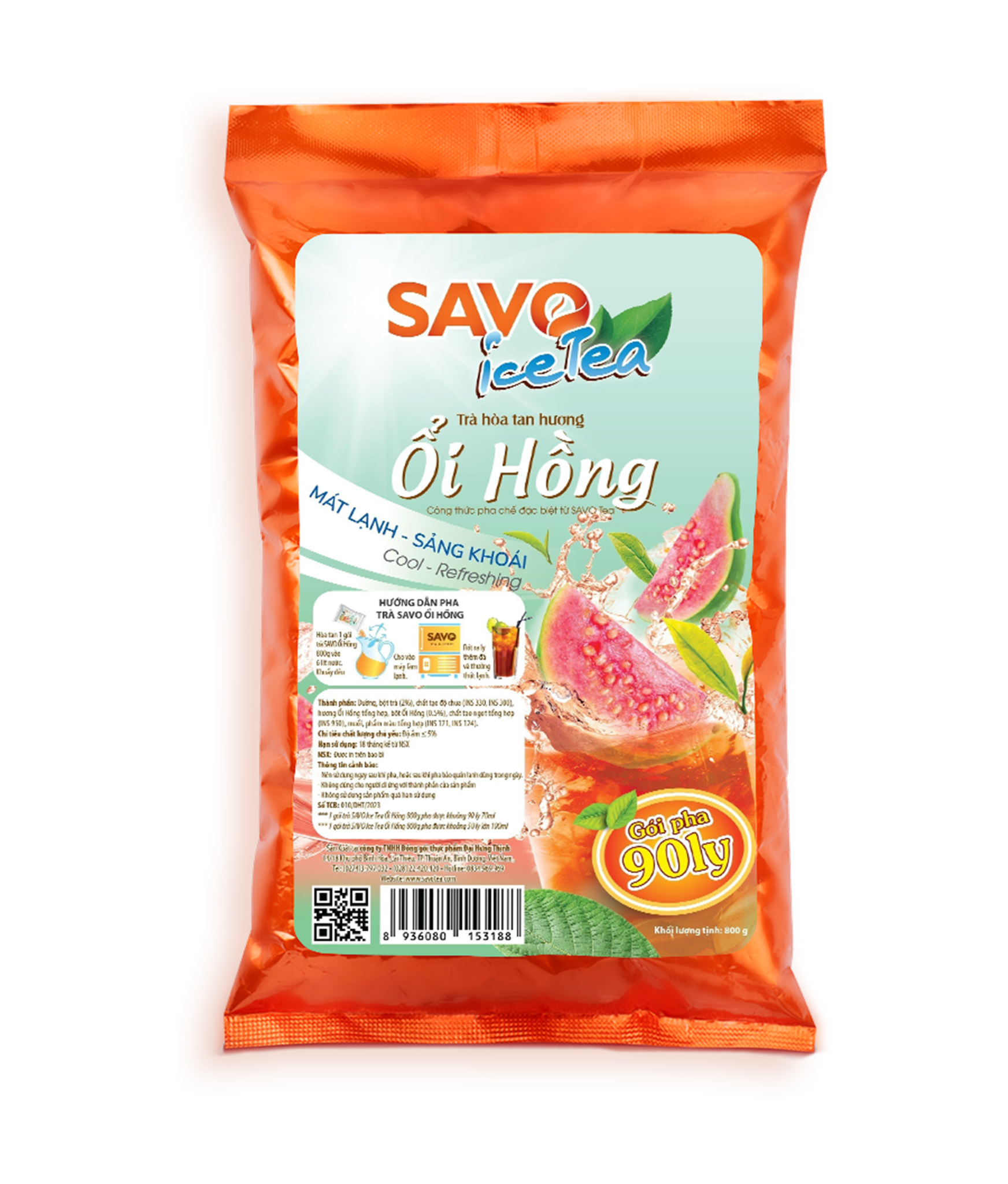  Trà SAVO Iced Tea Ổi Hồng 