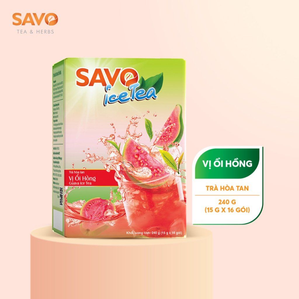  Trà SAVO Iced Tea Ổi Hồng 