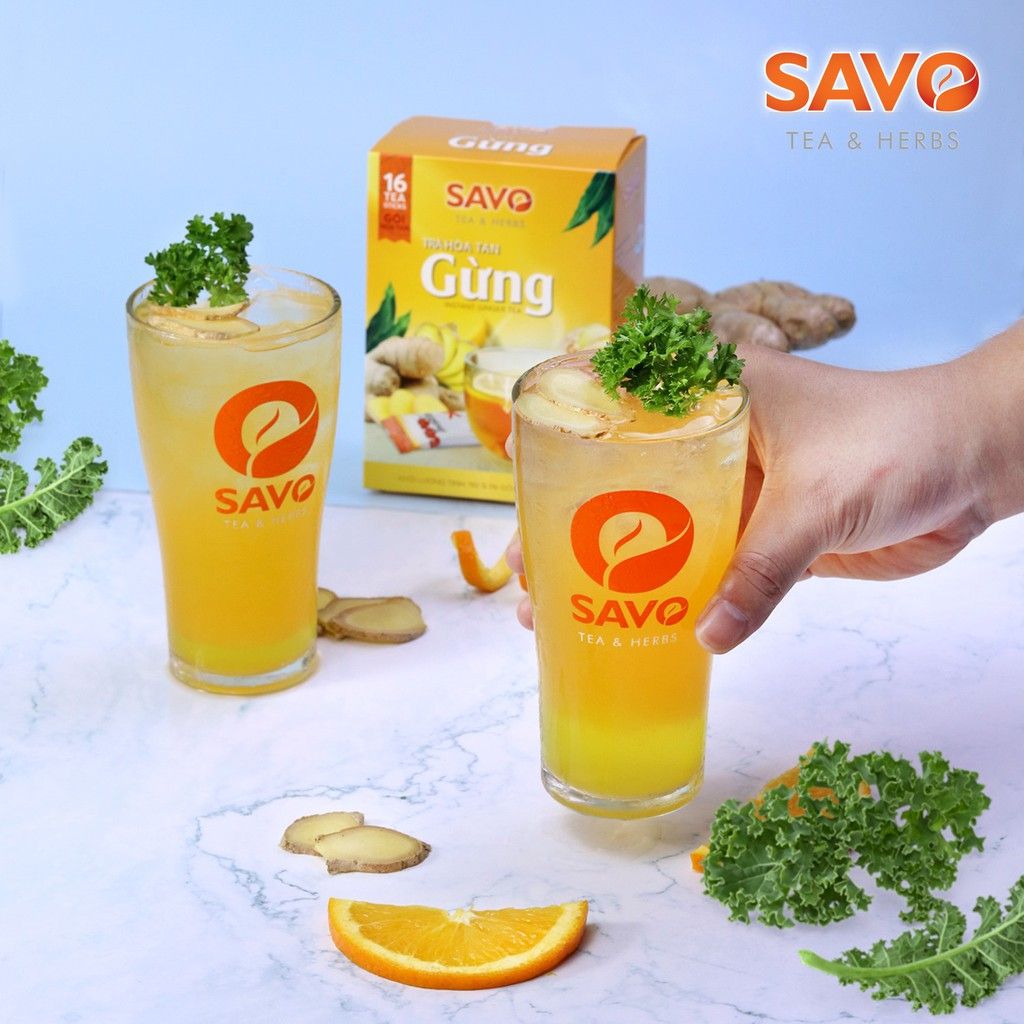  Trà SAVO Iced Tea Gừng 